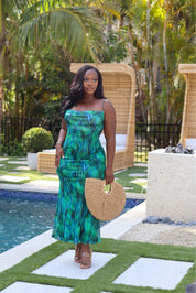 Palma Nights– Mesh Maxi Dress