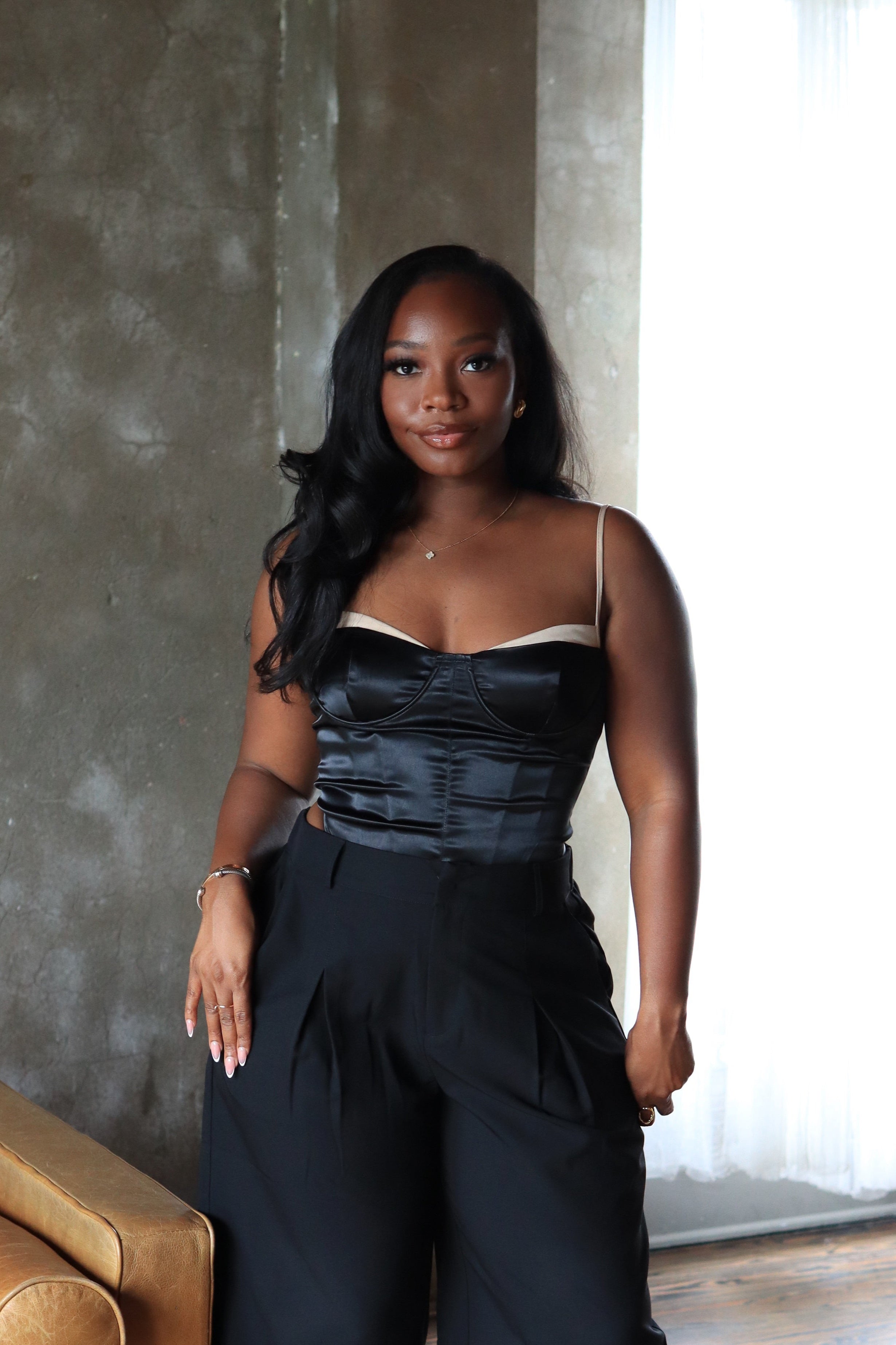 Both Sides – Satin Bustier Cami