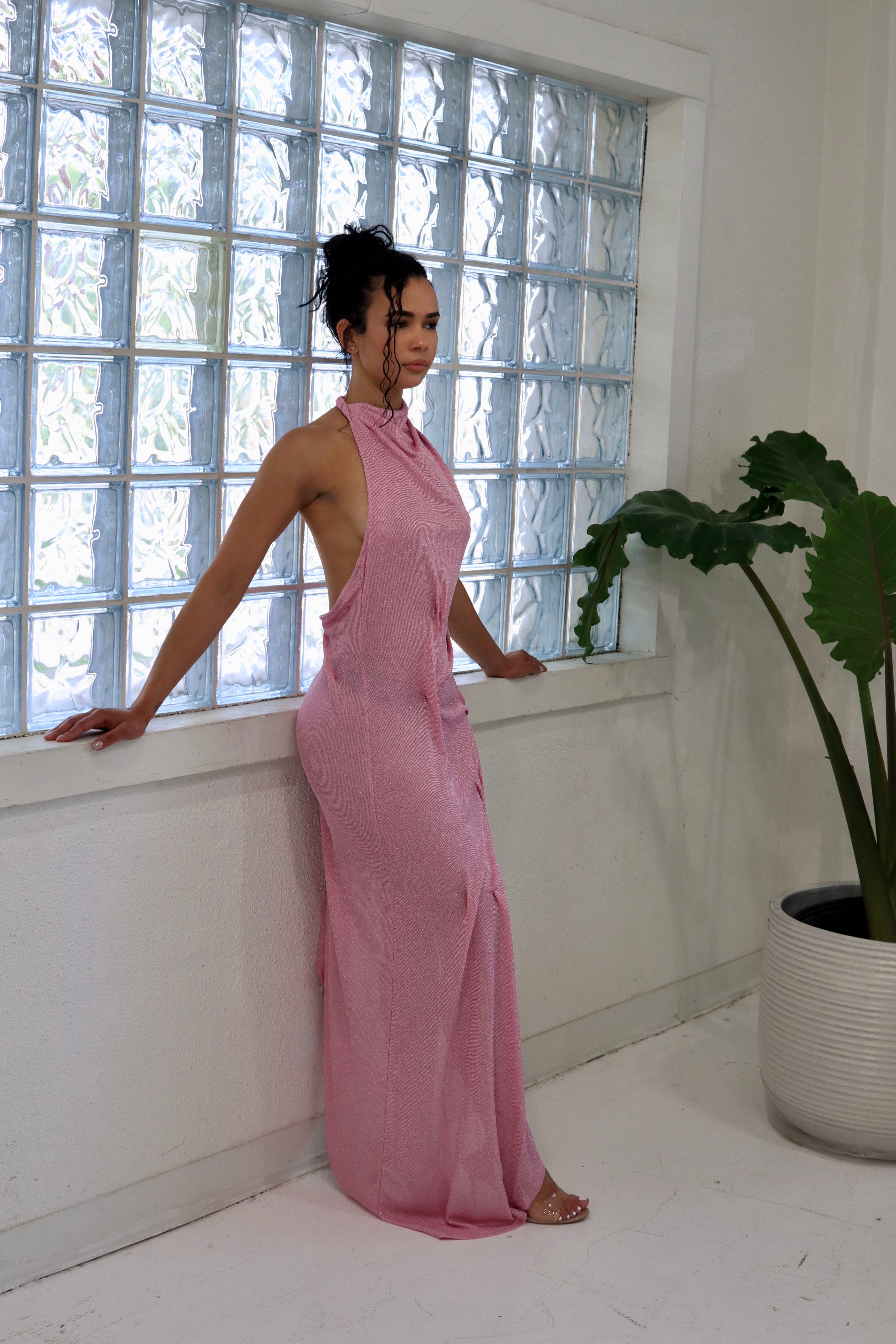 First Impression – Open Back Midi Dress