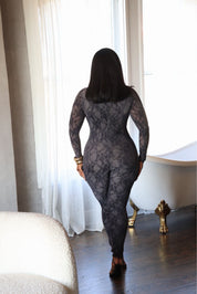 Lace the Record – Long Sleeve Jumpsuit