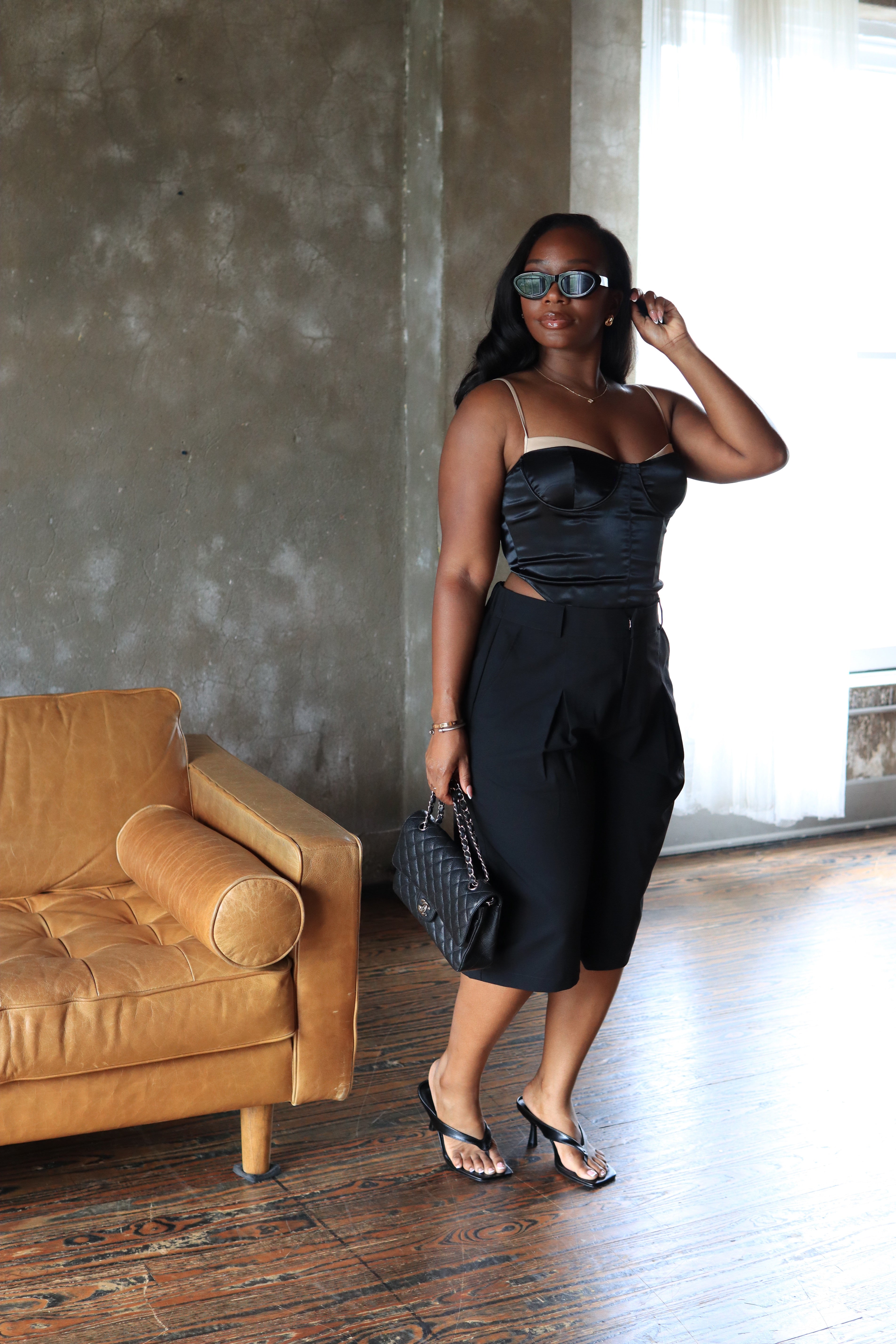 Well Tailored – Pintuck Bermuda Shorts