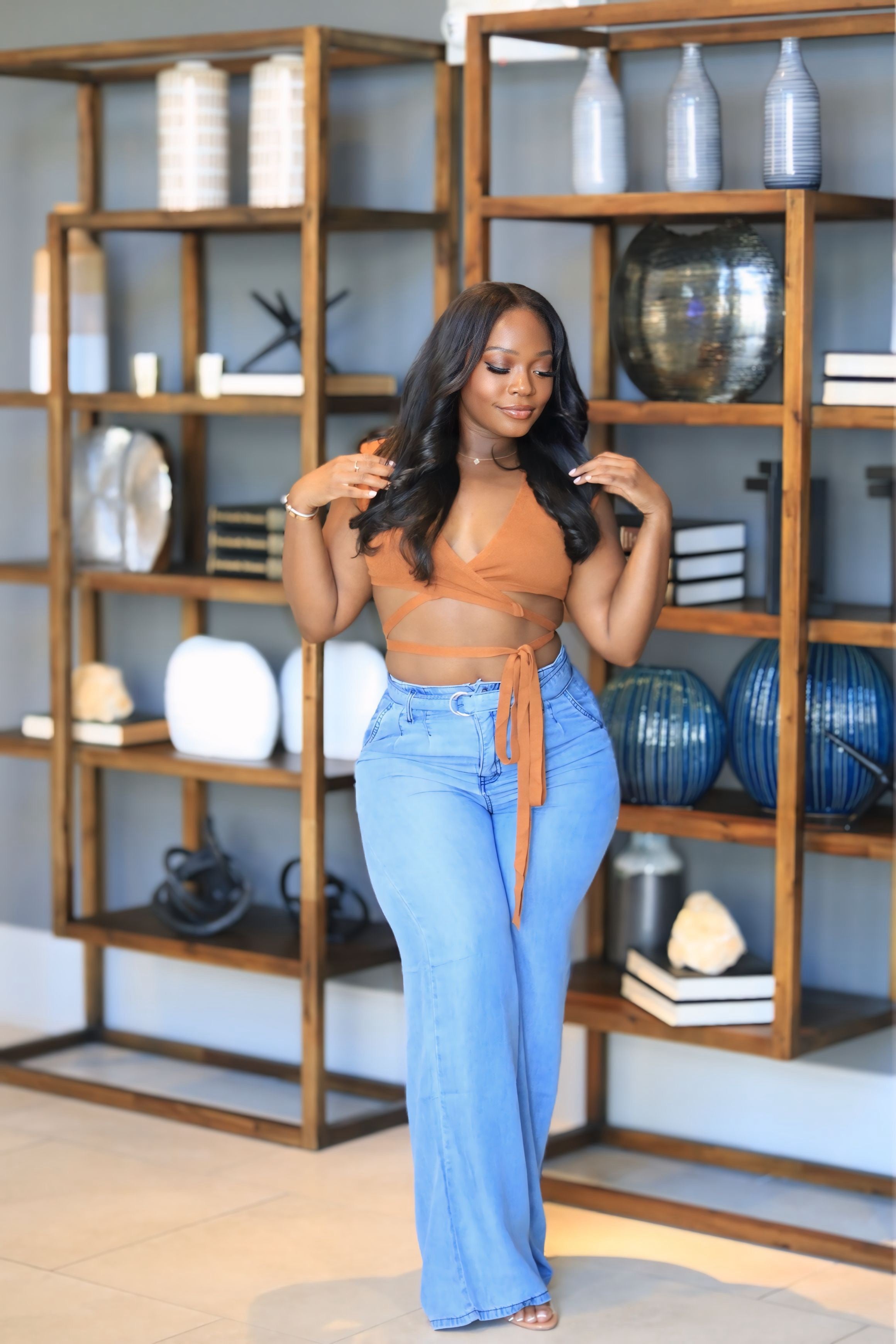 Cloud Nine – Wide-Leg Jeans