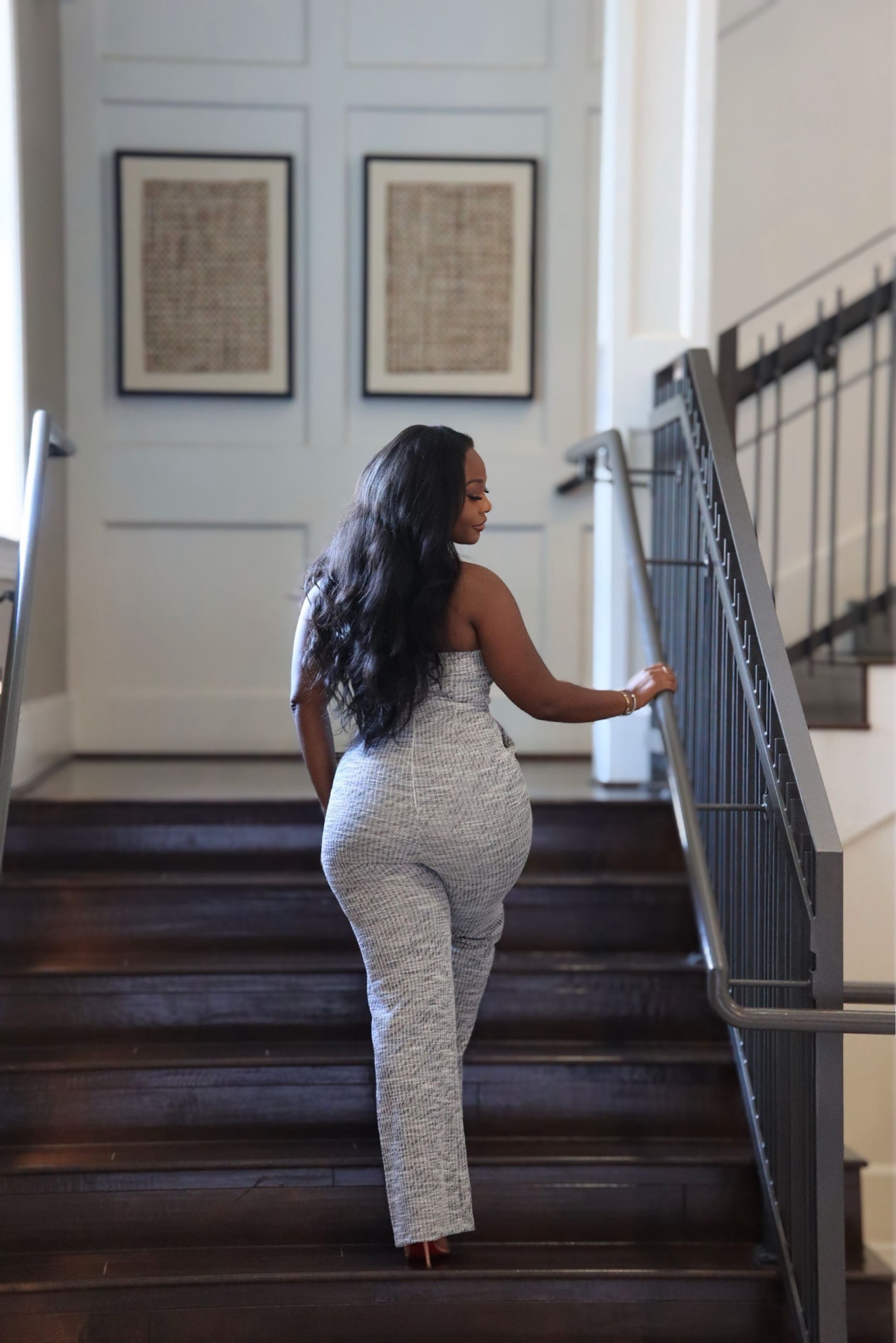 Check Mate – Tweed Jumpsuit