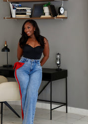 The Cutest Bow – Straight Leg Jeans