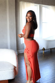 Flower Market – Crochet Floral Maxi Dress