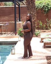 Rumi Set – Ribbed Halter Two-Piece