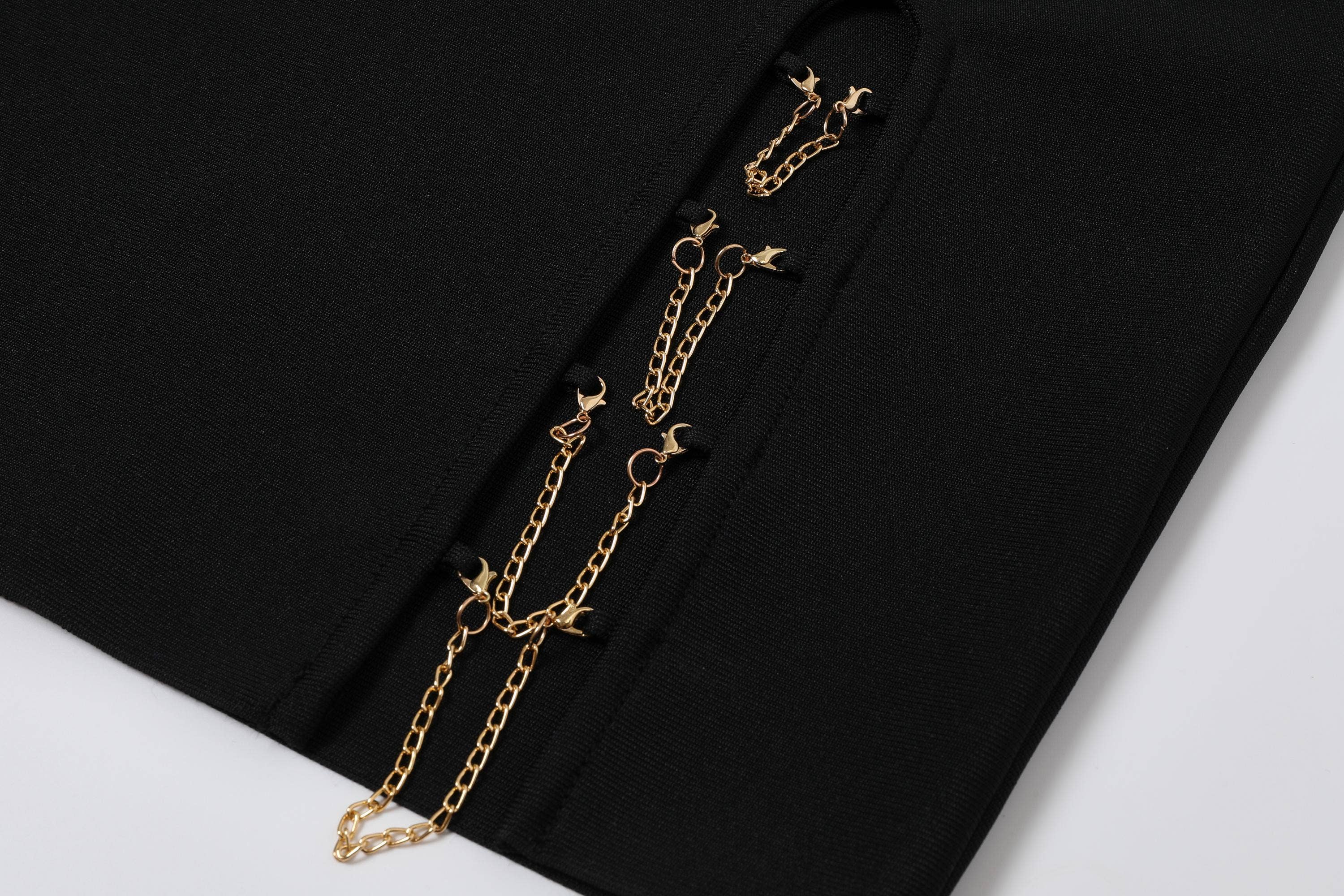 Let’s Link – Chain Detail Mini Dress