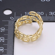 Linked Up – Gold Chain Ring
